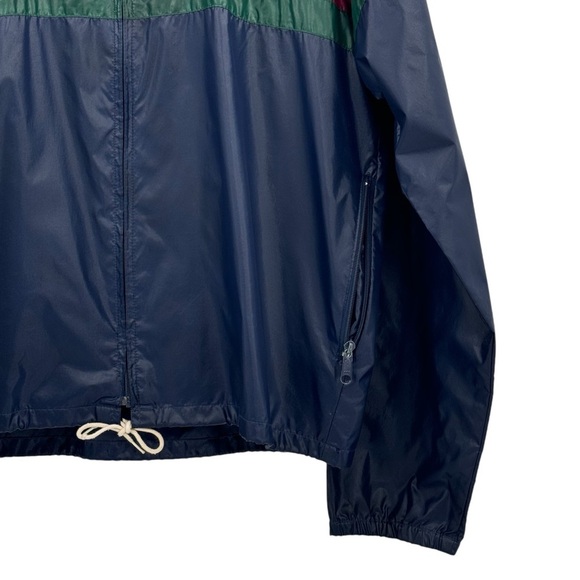 Vintage 90s Jacket Izod Lacoste Windbreaker Lightweight Hooded Full Zip | Medium - Picture 2 of 9